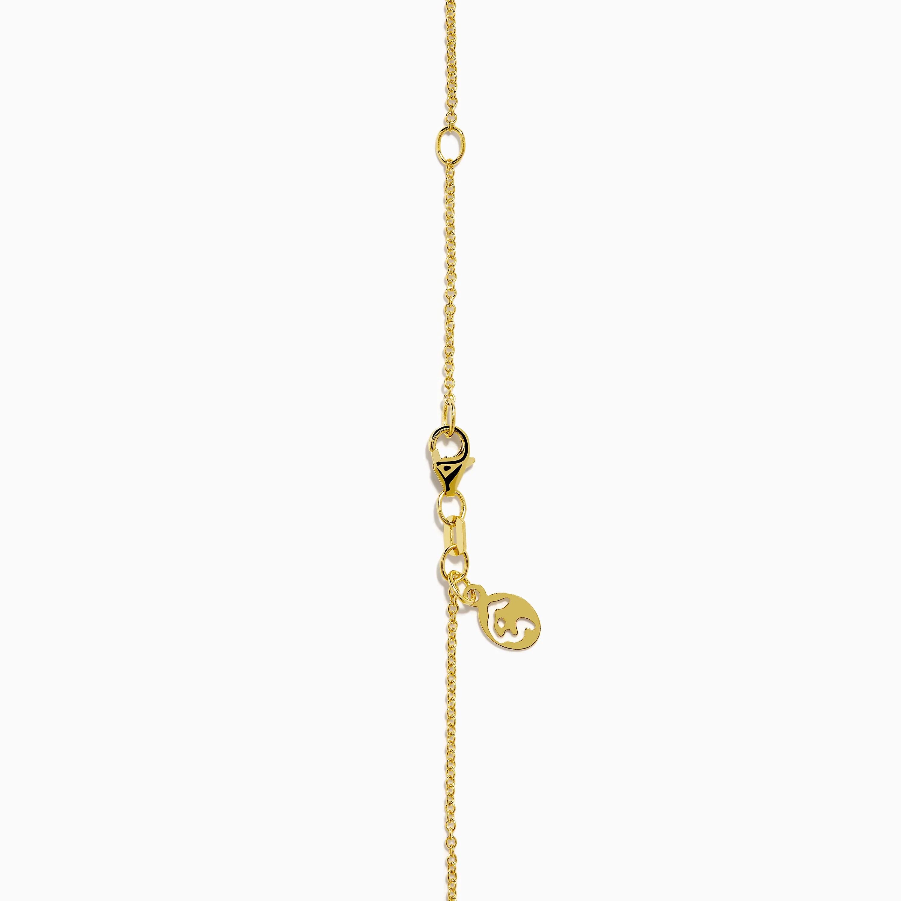 14K Yellow Gold Amethyst and Diamond Flower Pendant - Image 4