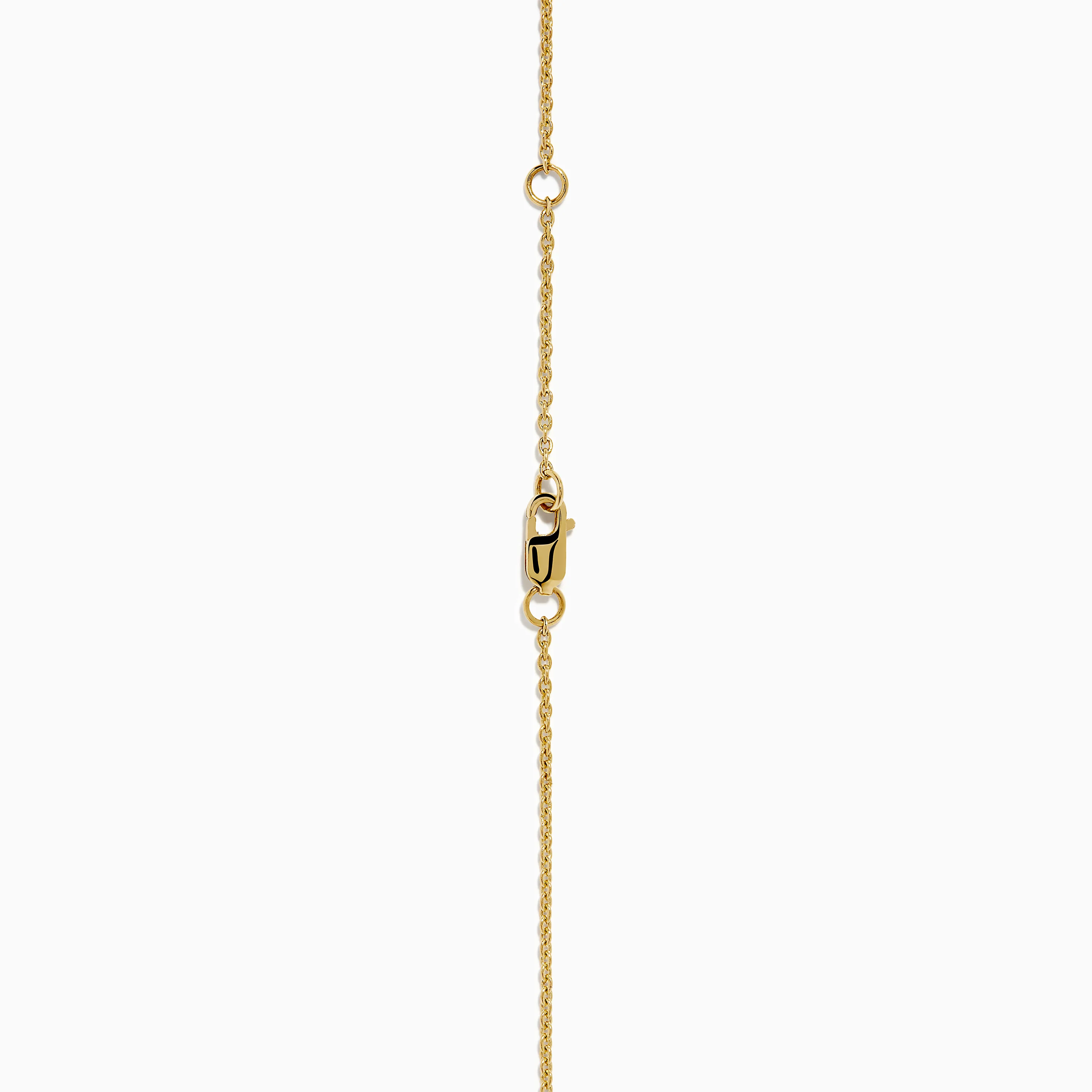 Lab Grown Diamond 1.00ct Hexagon Solitaire Necklace in 14K Yellow Gold - Image 4