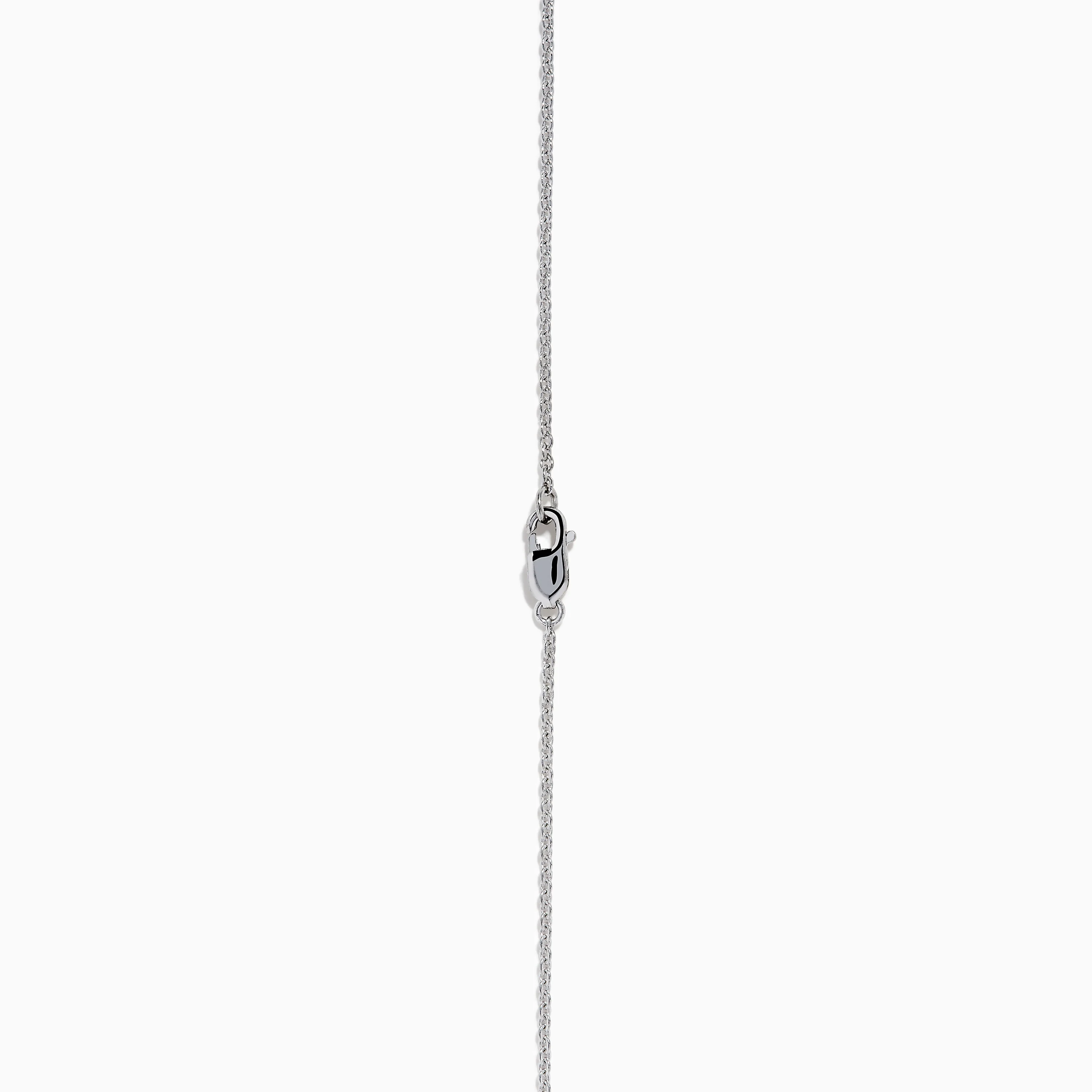 Lab Grown Pear and Round Diamond Butterfly Pendant in 14K White Gold - Image 4