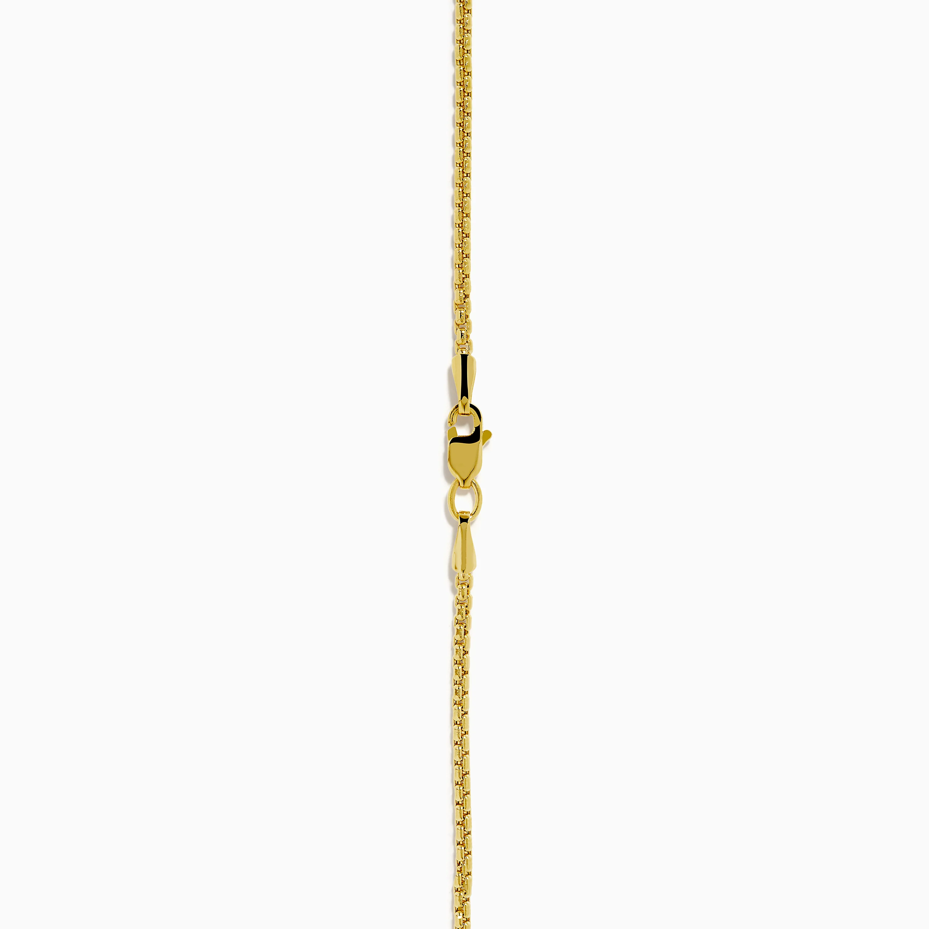 Men's 14K Yellow Gold Blue Diamond Whales Tail Pendant - Image 4