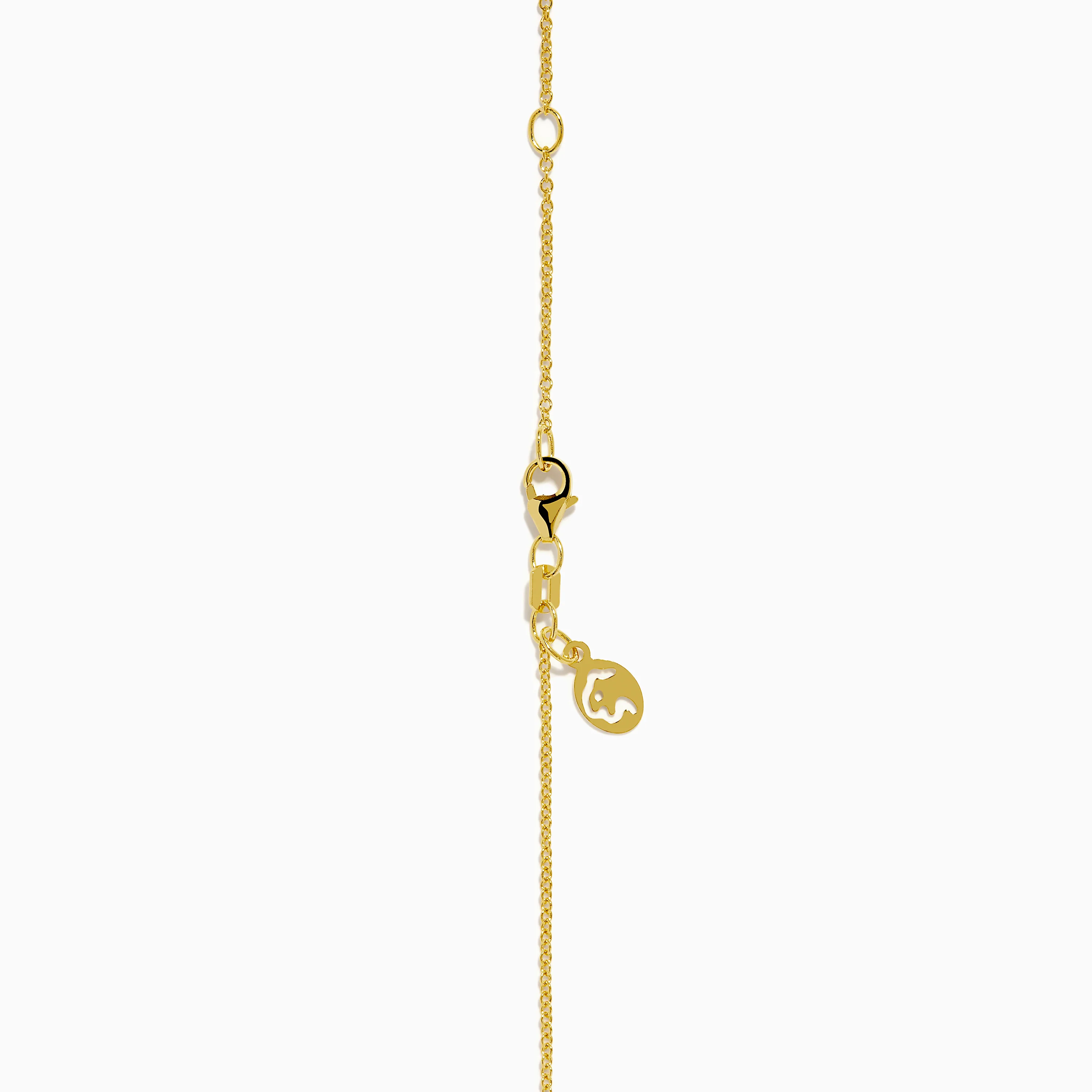 Sunset 14K Yellow Gold Citrine and Diamond Halo Pendant - Image 4